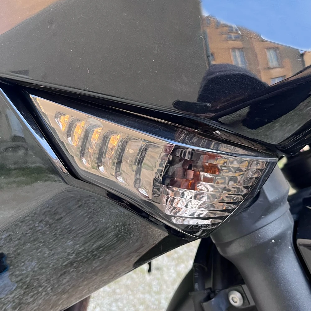 

ER6F Turn Signals Indicator Light Winker Lens Front Lamp For Kawasaki ER6N ER6R ER 6N 6F 2009 2010 2011 ER-6F Accessories Moto