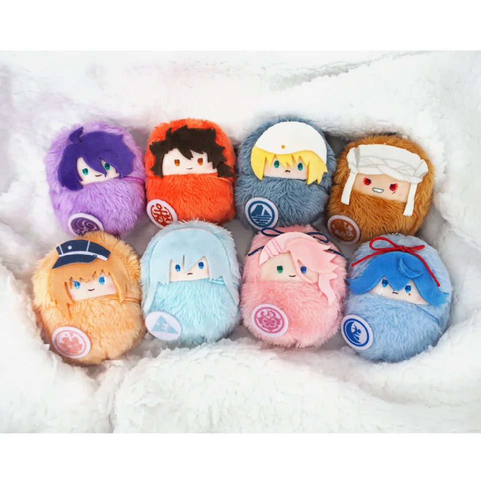 

Anime Touken Ranbu Mikazuki Munechika Kashuu Kiyomitsu Yamatonokami Cotton Rigu Palm Zoo Blind Box Plush Doll Holiday Gifts