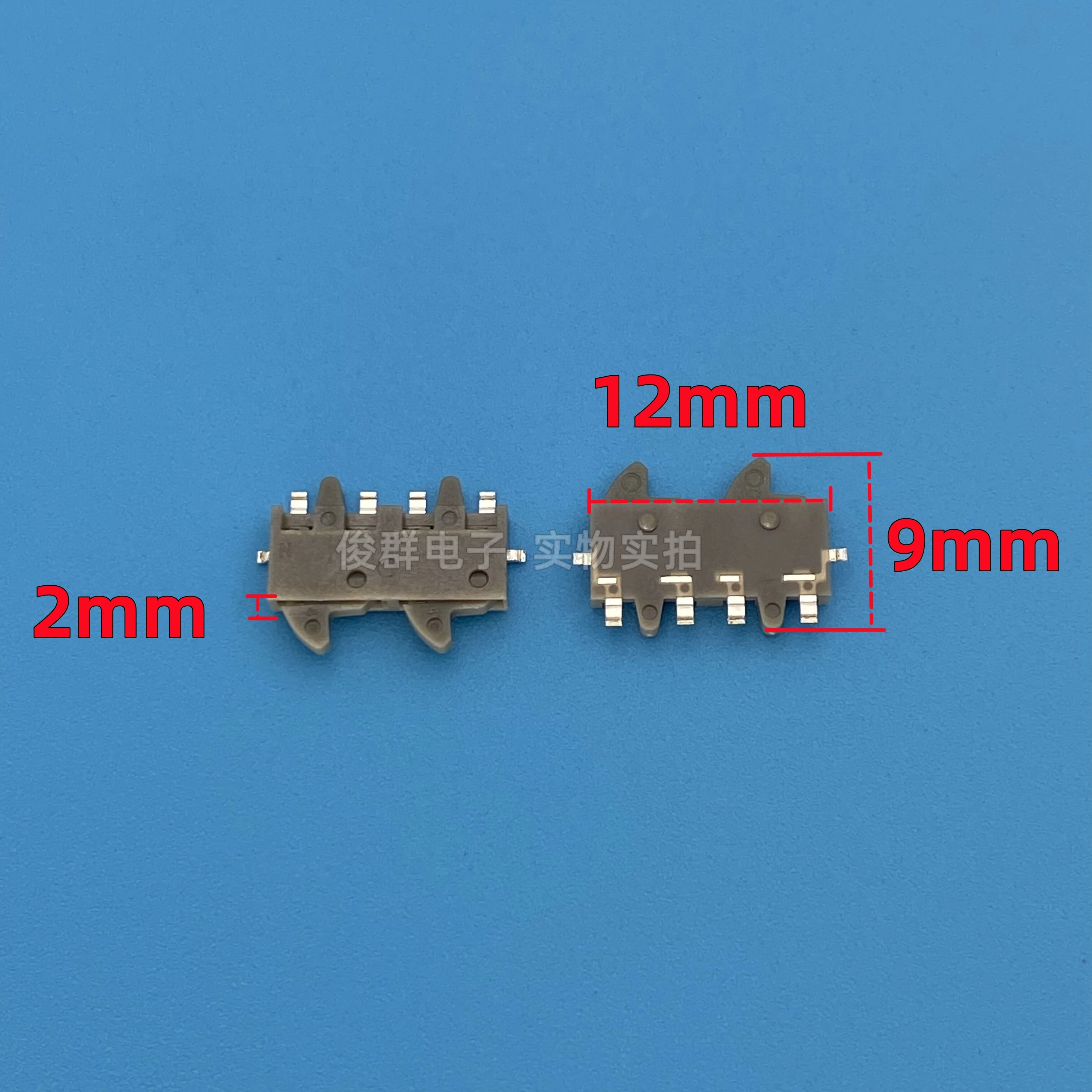 10 peças/importado coreia do sul jds2107rem interruptor de detecção de toque de luz de reinicialização micro botão câmera digital dupla de 4 pinos e 2 vias