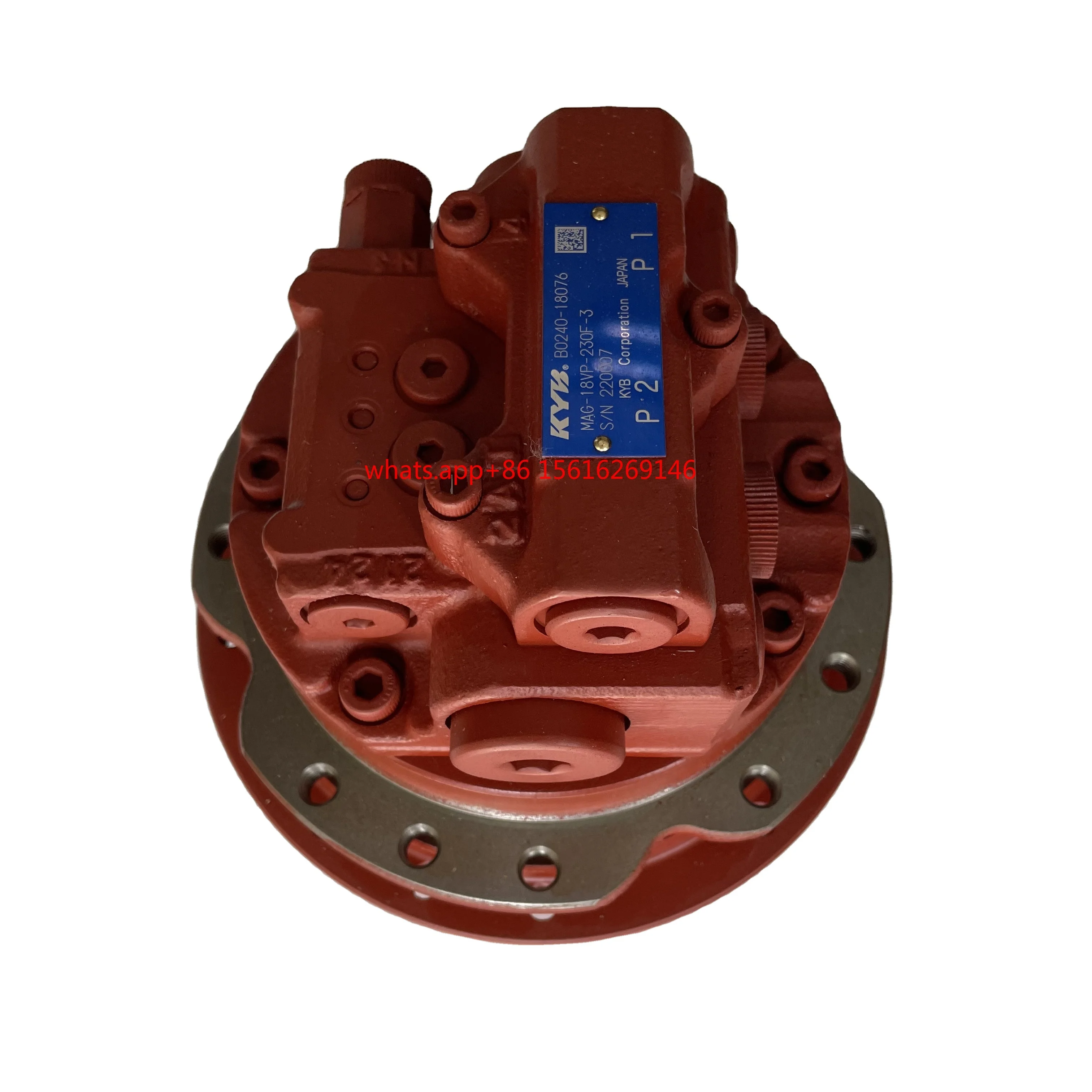 

KYB MAG-18VP-230 Final Drive Travel Motor Assy for Yanmar Vio20 KUBOTA U25 Excavator
