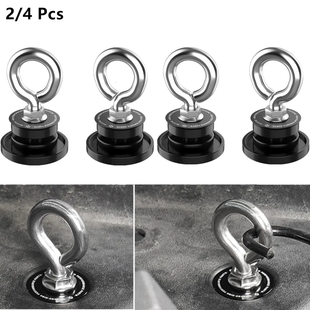 

2/4 Pcs RZR Lock Tie Down Anchors Aluminum UTV Hook Mount for Polaris RZR XP 1000 2014-2018 2020 XP Turbo S 2019-2020 XP 4 Turbo