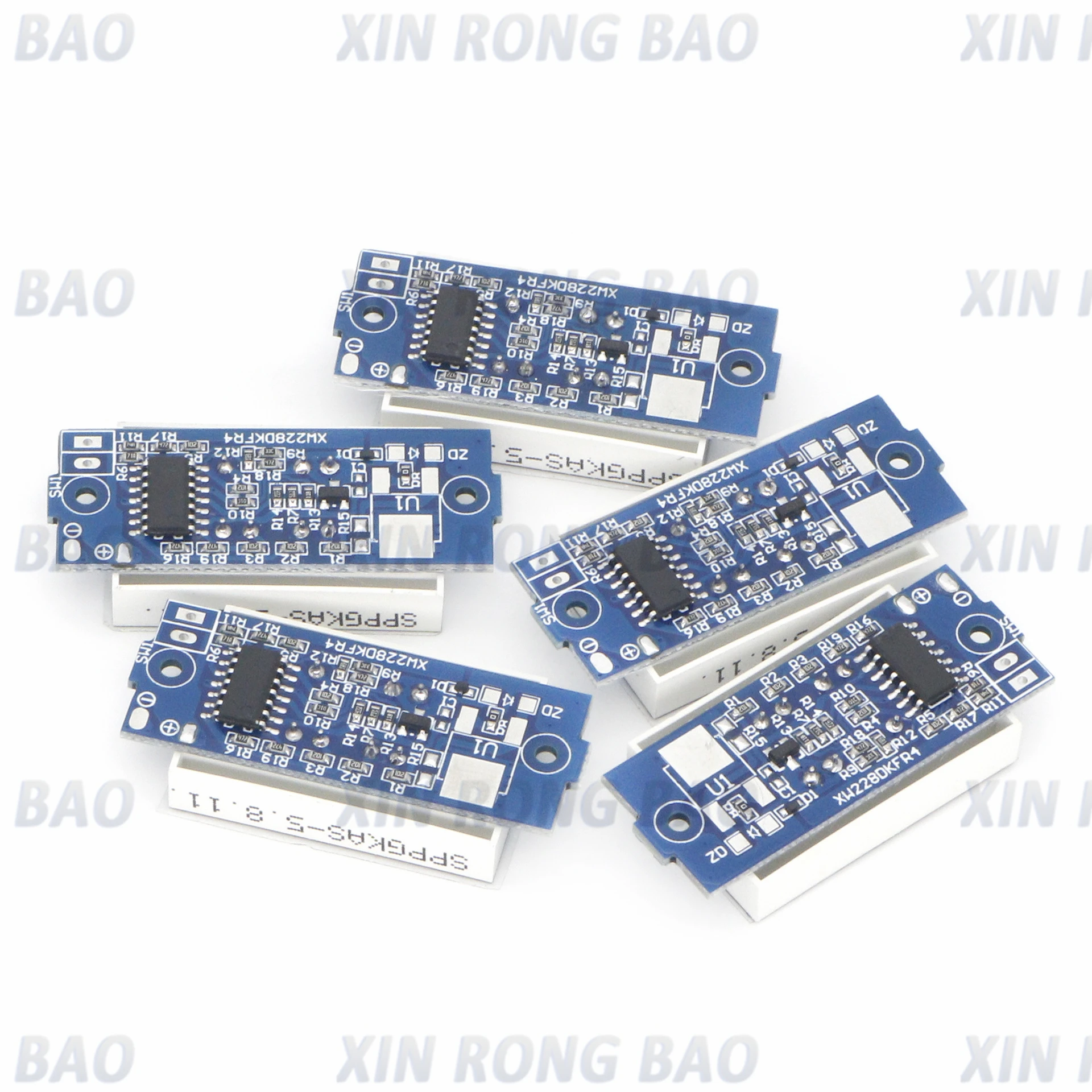 1s 2s 3s 4S único 3.7v módulo indicador de capacidade da bateria de lítio 4.2v display azul testador de energia da bateria do veículo elétrico li-ion