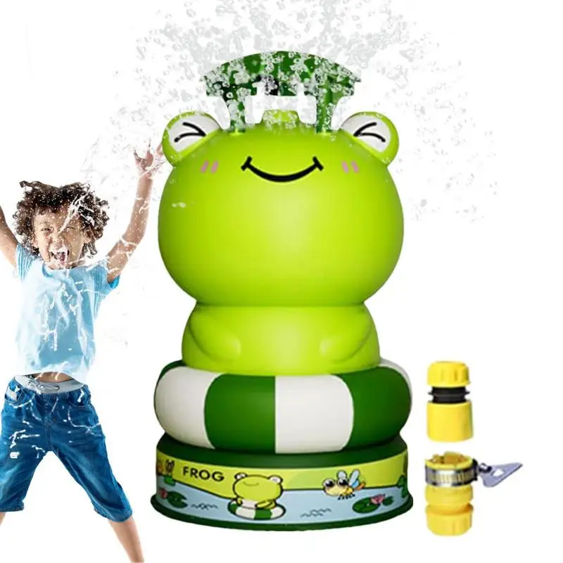 

Rocket Sprinkler Toy Frog Design Rocket Launch Spray Toy Novelty Easy To Use Lovely Funny Rocket Sprinkler For Kids Summer