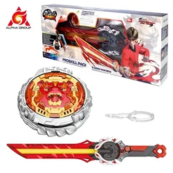 Infinity Nado 6 Proskill Pack - Blazing War Bear incandescente trottola, lanciatore di spade con direzione di rotazione opzionale giocattolo per bambini