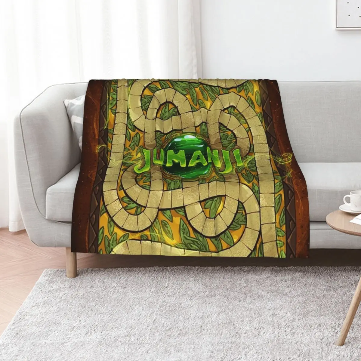 Jumanji Throw Blanket Cozy Home Blanket Gift for Christmas Holiday