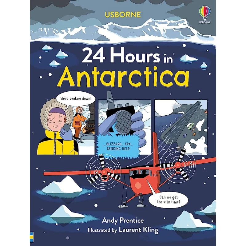 24 Hours In Antarctica Andy Prentice Usborne Publishing 9781474996402 Book