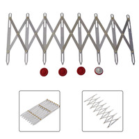 1PC Guide Ruler Sewing Equilateral Gauge Hole Eyelet Button Hole Aluminum For Curtain Craft Button Measurement Marking Tool