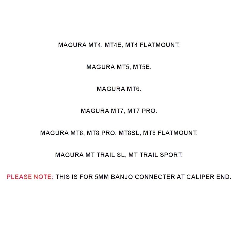 2M Bicycle Hydraulic Brake Hose MTB Road Bike Brake Hose Line for MAGURA MT4/MT5/MT6/MT7/MT8 Cycling Bike Accessories Rich