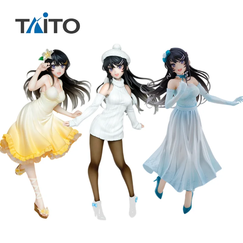 

In Stock Original TAITO Rascal Does Not Dream of Bunny Girl Senpai Sakurajima Mai Anime Figure Birthday Present Model Doll Gifts