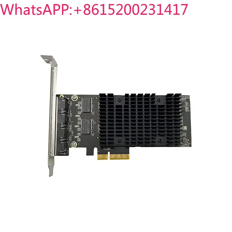 Сетевая интерфейсная карта Haikang MV-GE2004, промышленная камера, чип Intel I211, четырехпортовая гигабитная новая оригинальная карта захвата