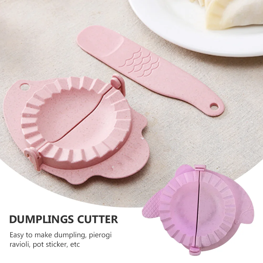 

2PCS Pierogi Maker Dumpling Utensil Set Tools Mould Press Easy Use Perfect Sealing Crimped Design Kitchen