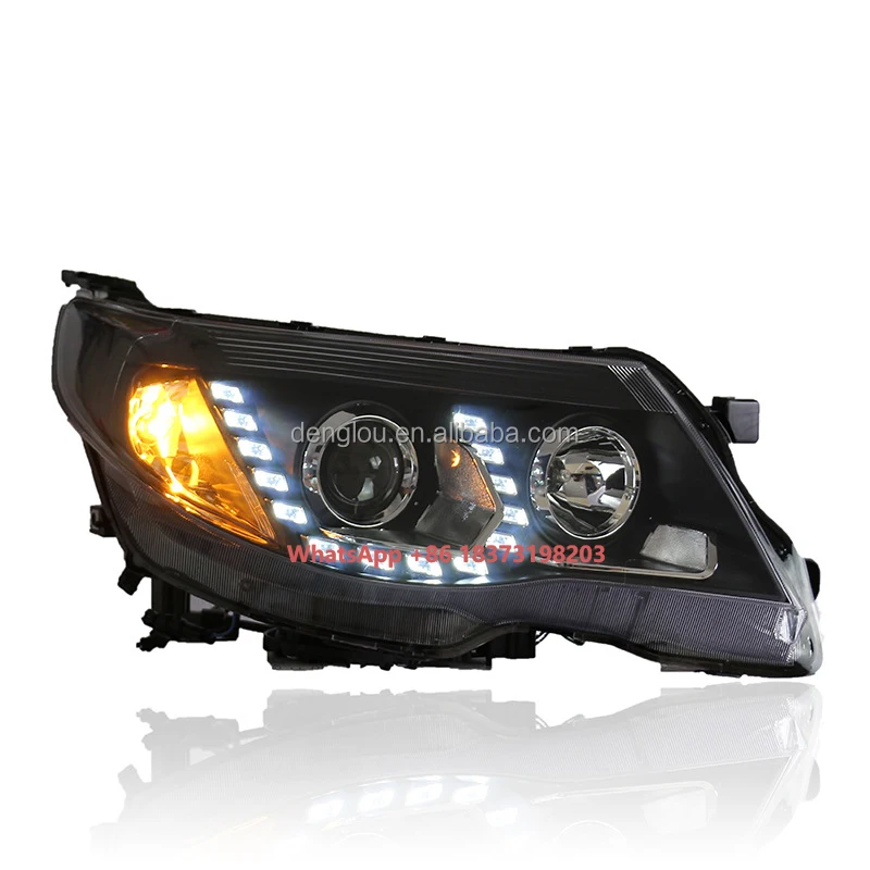 

Headlight Assembly Modification Matrix Lens Daytime Running Turn Signal LED Light Headlight for Subaru Forester 2008-2012
