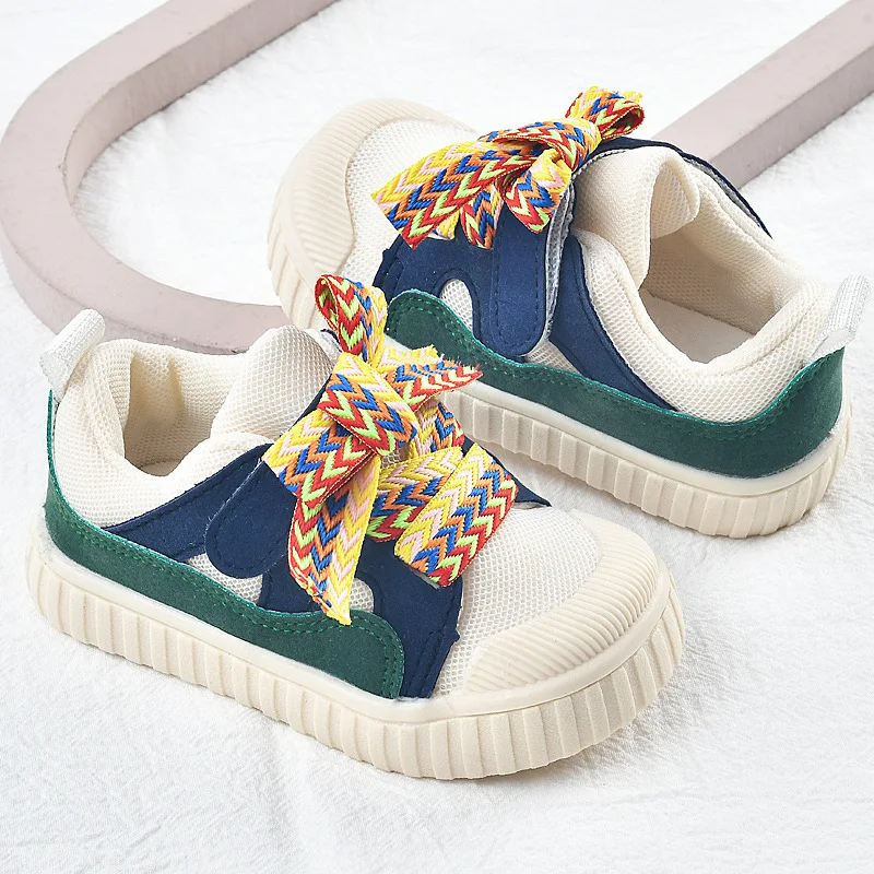 Zapatos de moda para chicas, zapatillas de deporte para niños, bolso de fondo suave, calzado informal, zapatos informales sencillos para niñas, zapatos antideslizantes para niños 2025
