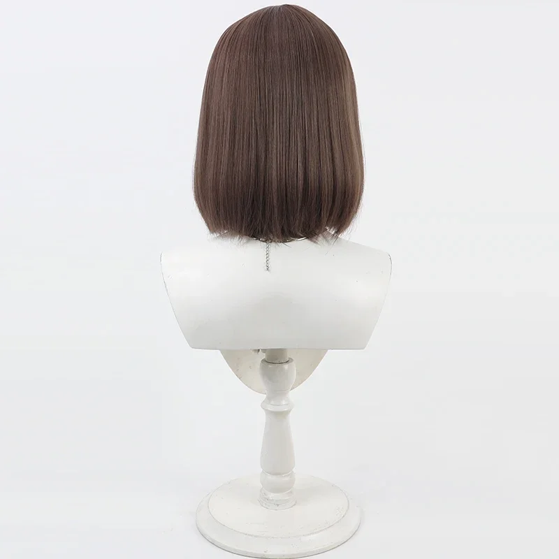 Anime Mahjong Soul Ninomiya Hana Wig Cosplay Halloween Party Prop Synthetic Hair Heat Resistant Fiber + Wig Cap