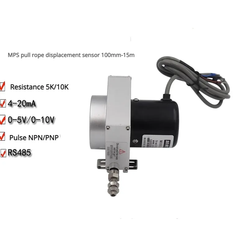 1. 0-10V Pull Rope Type Displacement Sensor, High-precision Pull Wire Encoder Pull Wire Ruler