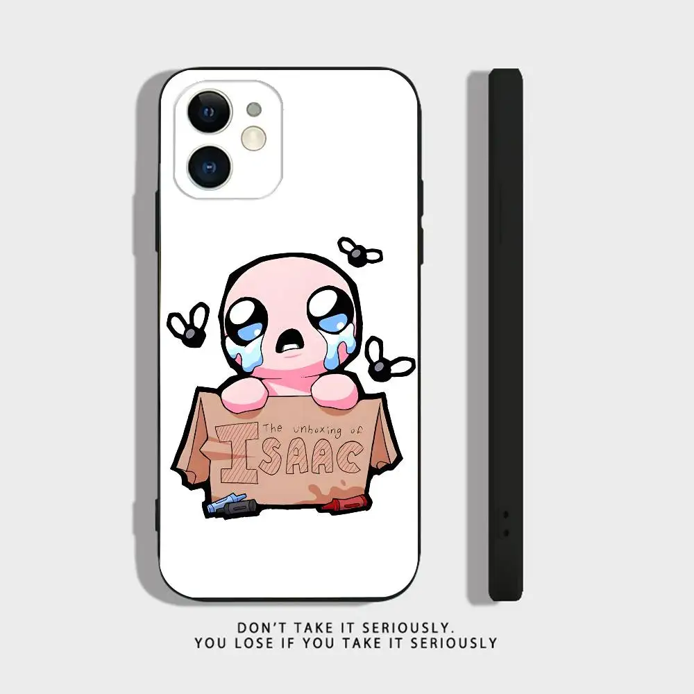 Cool The Binding of Isaac For iPhone 17,16,15,14,13,12,11,Pro,X,XS,Max,XR,Plus,Mini Soft Silicone Phone Case Black Shockproof view 2