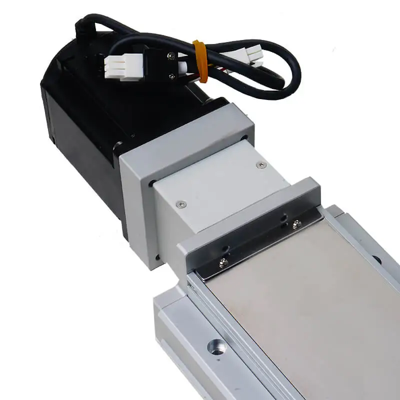 Vertical Load Capacity 80kg Linear Motion 0.01mm Position Accuracy Rail Guide System Built-in Ball Screw Actuator