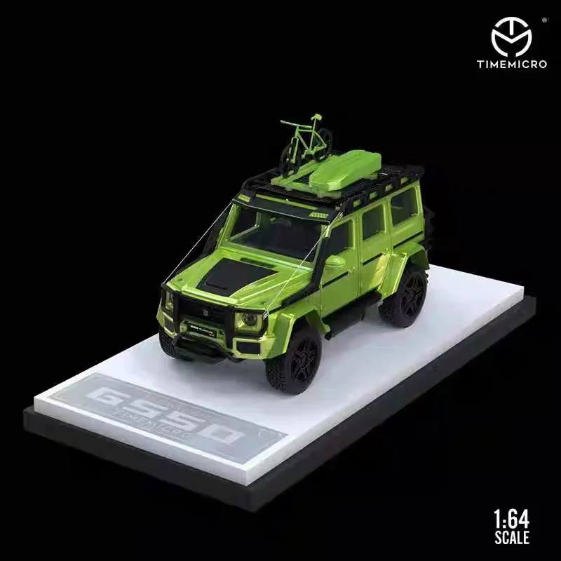 Timemicro1:64 car model Mercedes Babs G550 model with shock absorbing alloy simulation play car