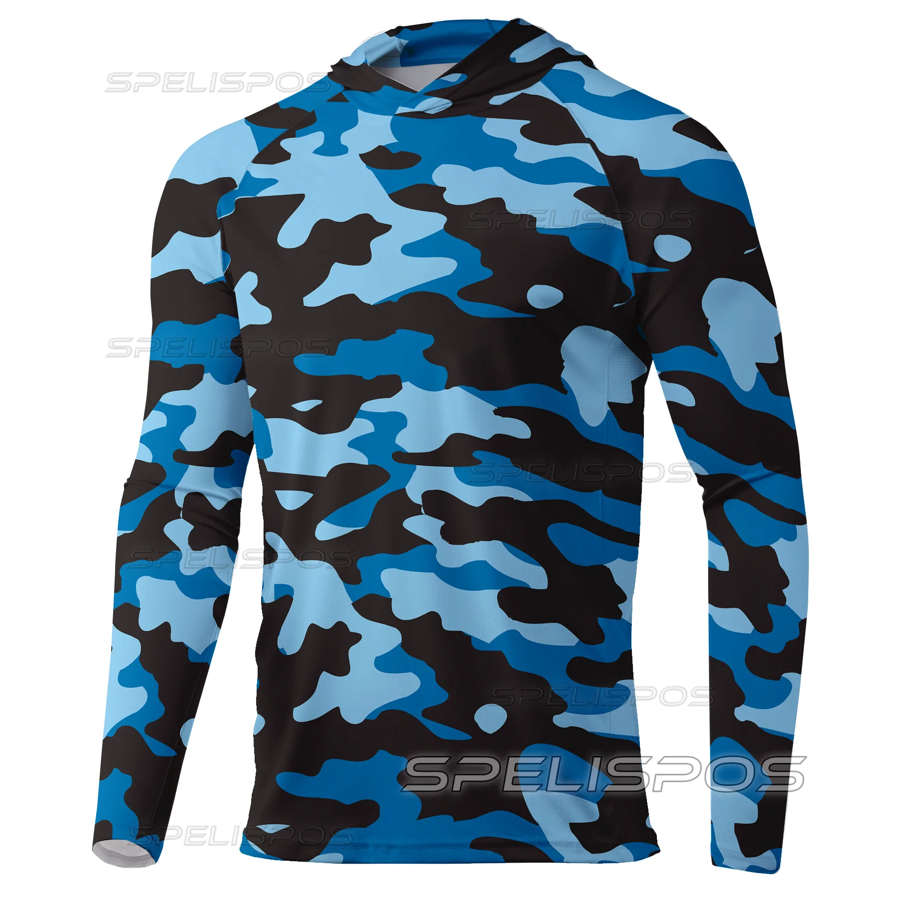 

Fishing Hoodies Cap Riding Tops Wear UPF 50+ Running T-shirt Summer Beach Gear Hoodies Outdoor Sports Dresses Kit Surfing Hood
