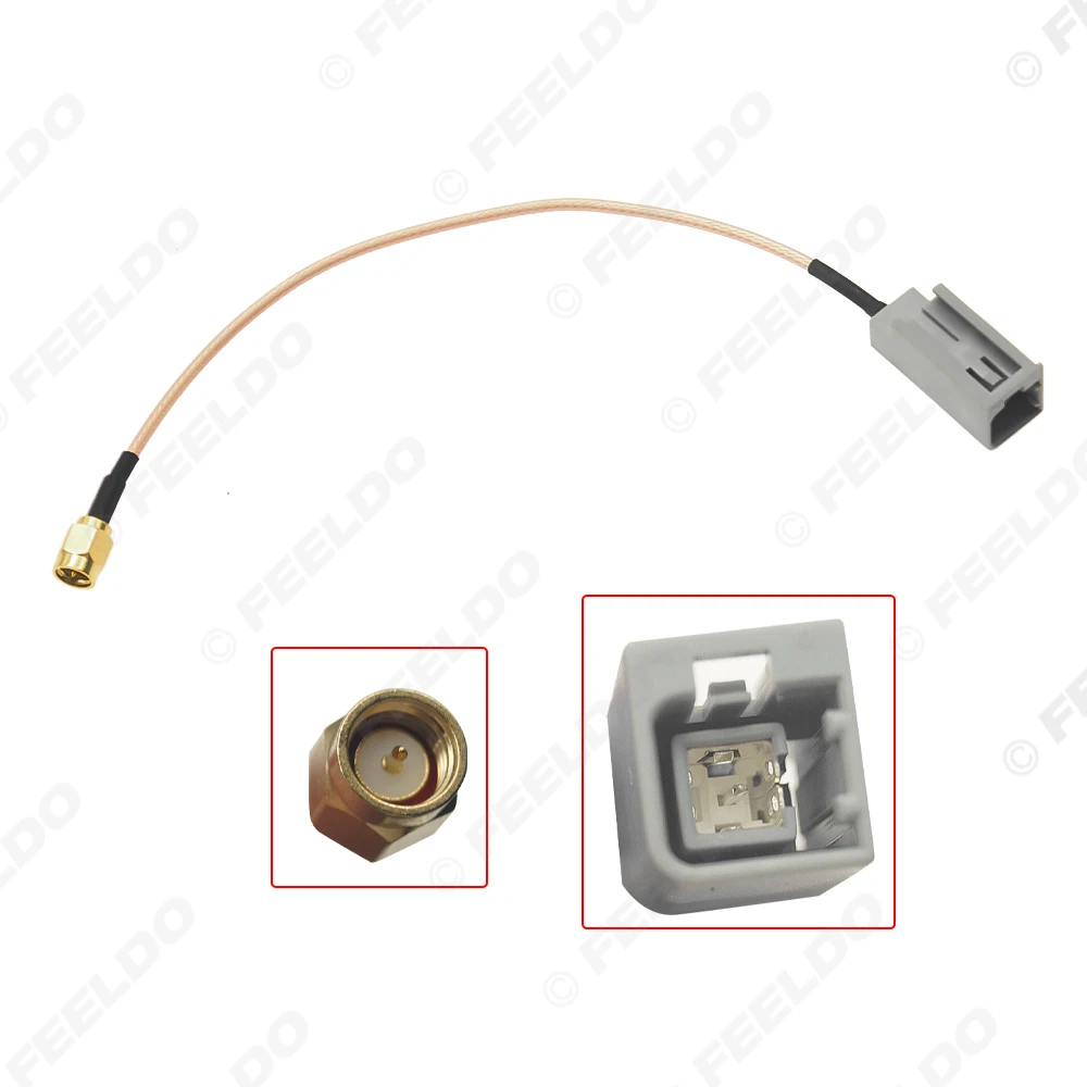 Auto Aerial Antenna Adapter GT5 (Male) Plug To SMA (Male) Plug Cable For GSM/GPS/DAB/Radio