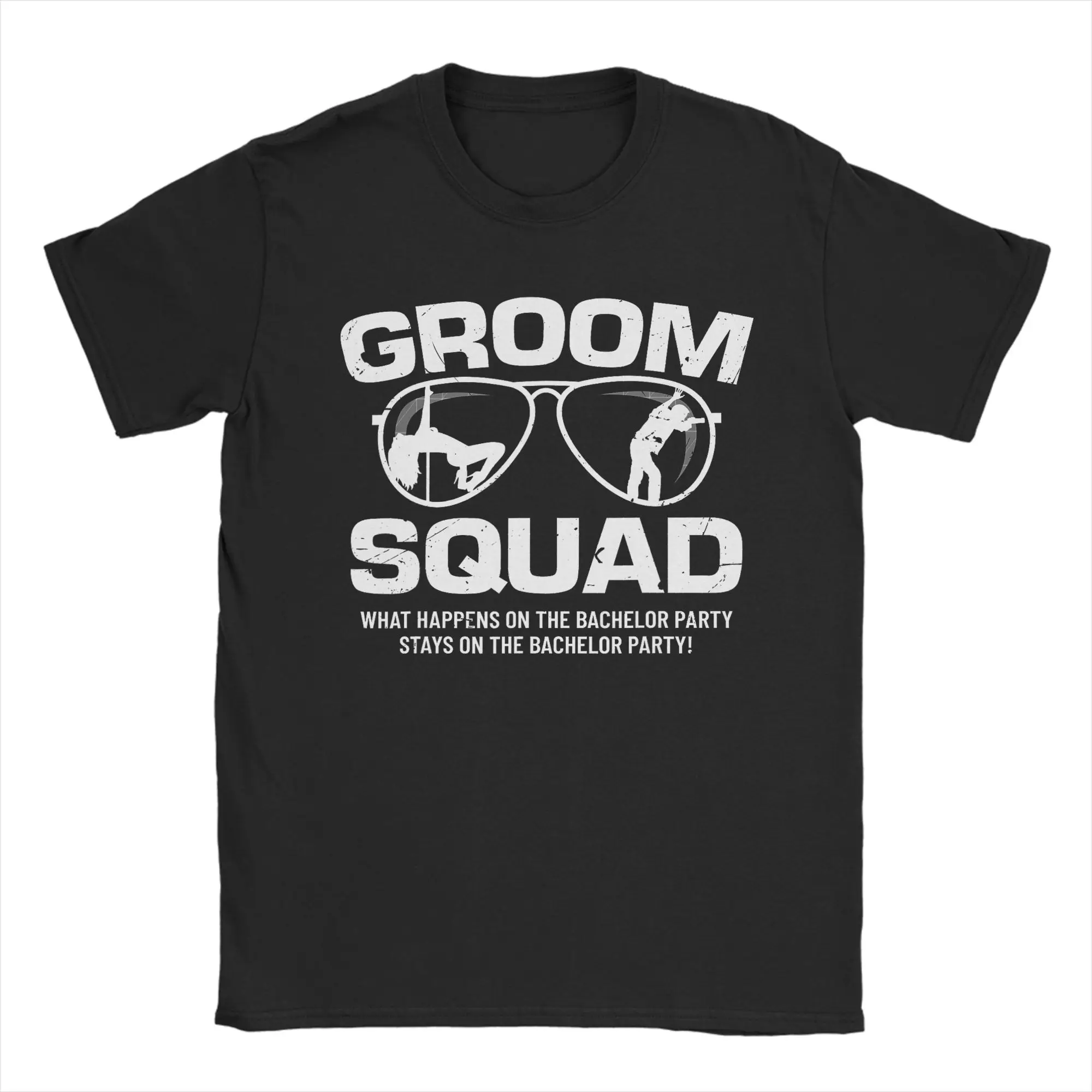Groom Squad  Bucks Groom Groomsmen Bachelor Party T-Shirt  Trending T Shirts Short Sleeve Funny Tops Summer Clothing