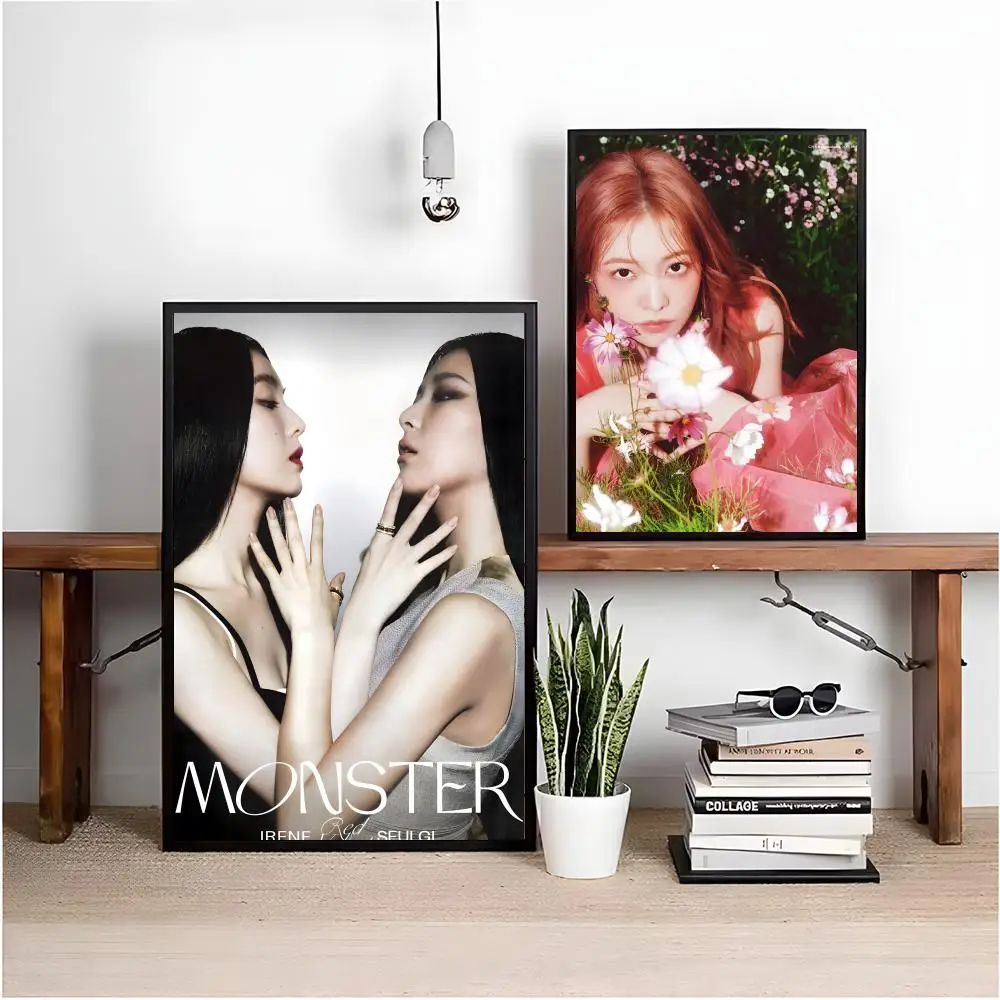 R-R-Red-V-V-Vvelva Pintura Caligrafia HD Pôster em tela à prova d'água Arte: Decoração de parede estética para casa, bar e muito mais