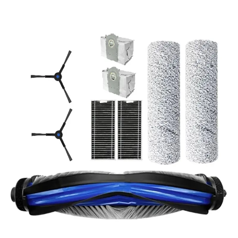 A39m para ecovacs x8 omni/x8 pro omni varredor saco de pó acessórios substituição principal escova lateral filtro pano