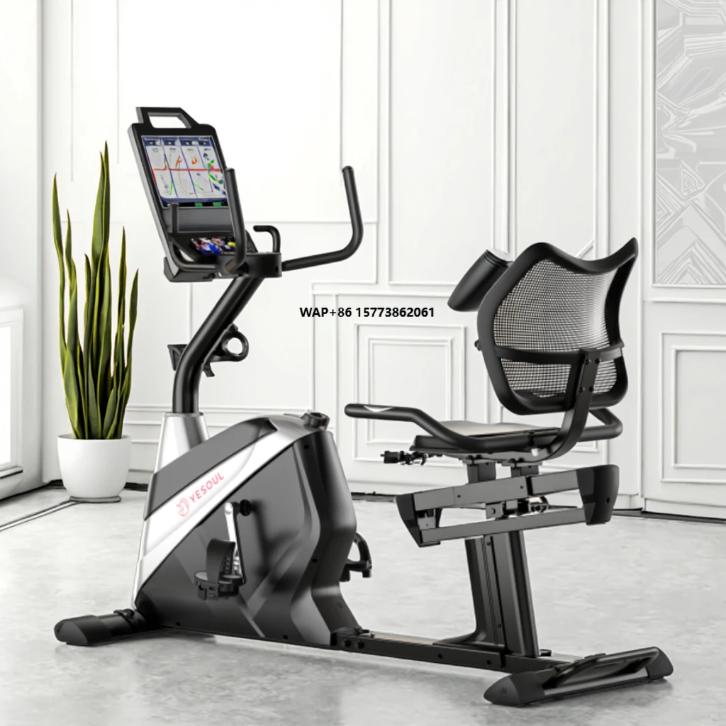 Bicicleta estática para interiores con conectividad de aplicación de control magnético silencioso, características de gimnasio en casa, precio de fábrica, Material metálico, novedad de 2024