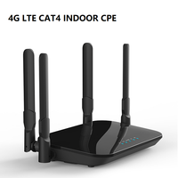 4G Indoor CPE Wireless Router Sim Card Wifi LTE Router Wireless Modem With External Antennas