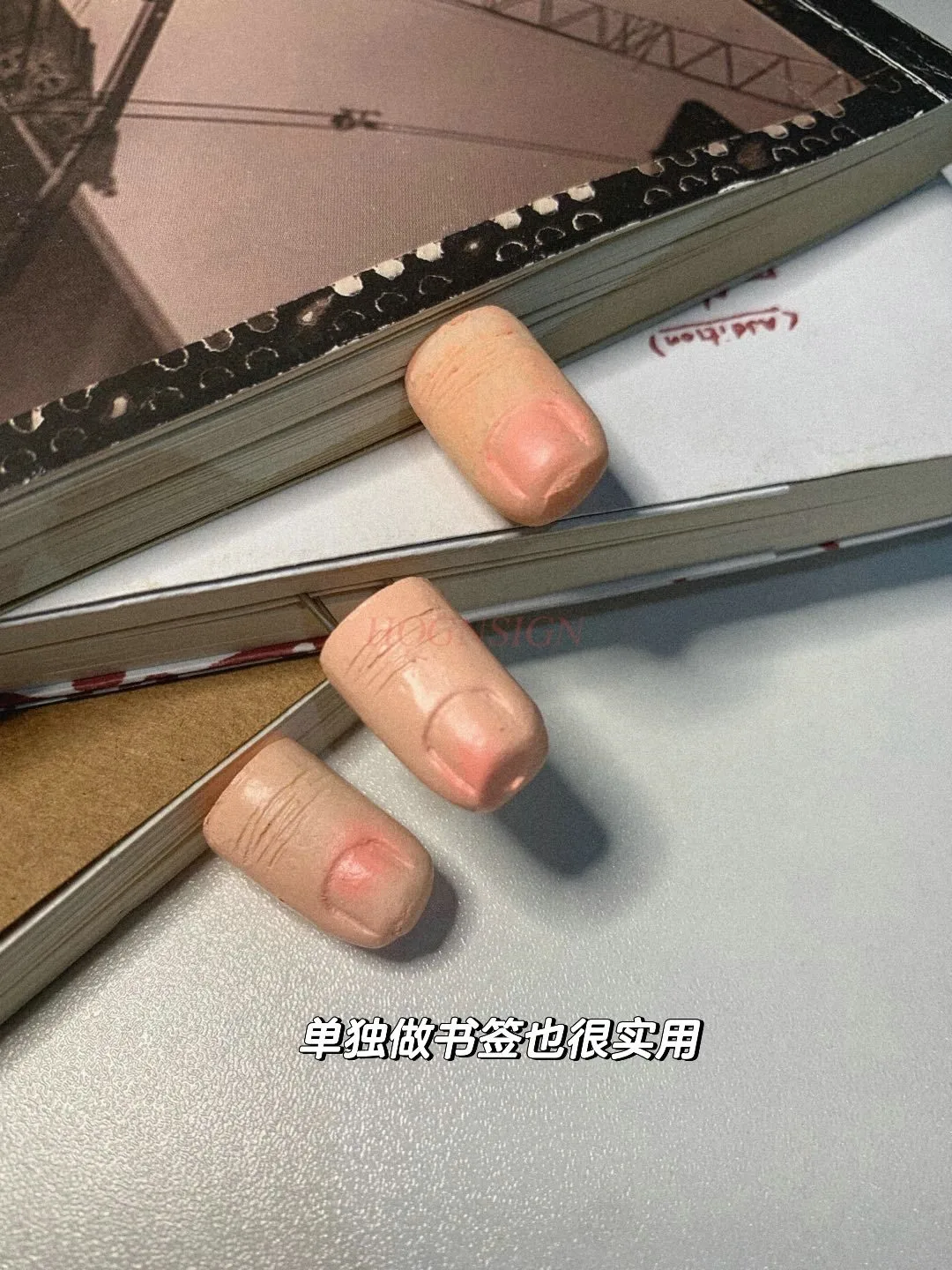 Finger Lesezeichen Simulation Finger Büroklammer Lesezeichen Trick 3D 3D Finger Lesezeichen