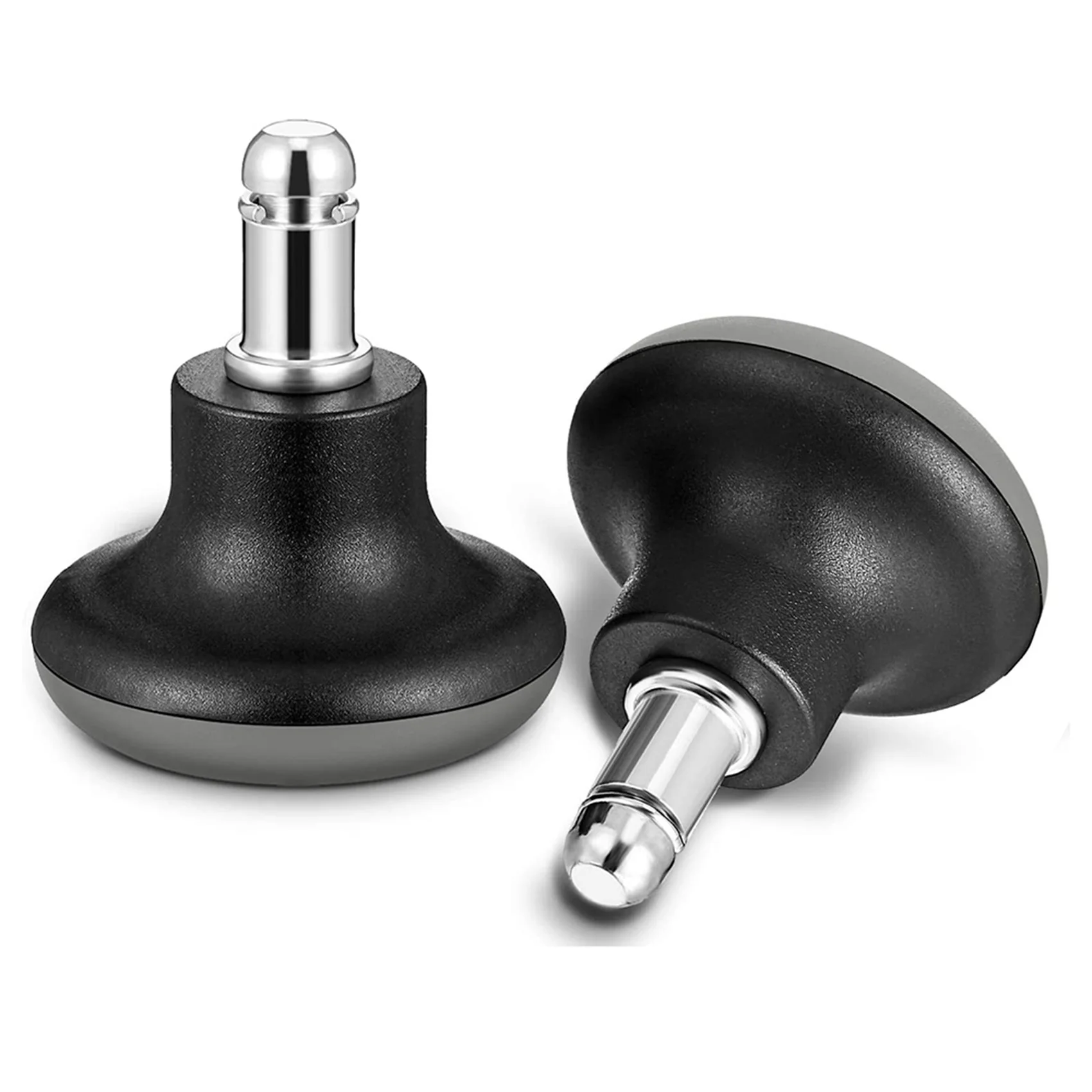 DT17 10Pcs Bell Glides Replacement Office Chair Wheels Stopper, 2 Inch Swivel Caster Wheels, Fixed Stationary Castors for Desk