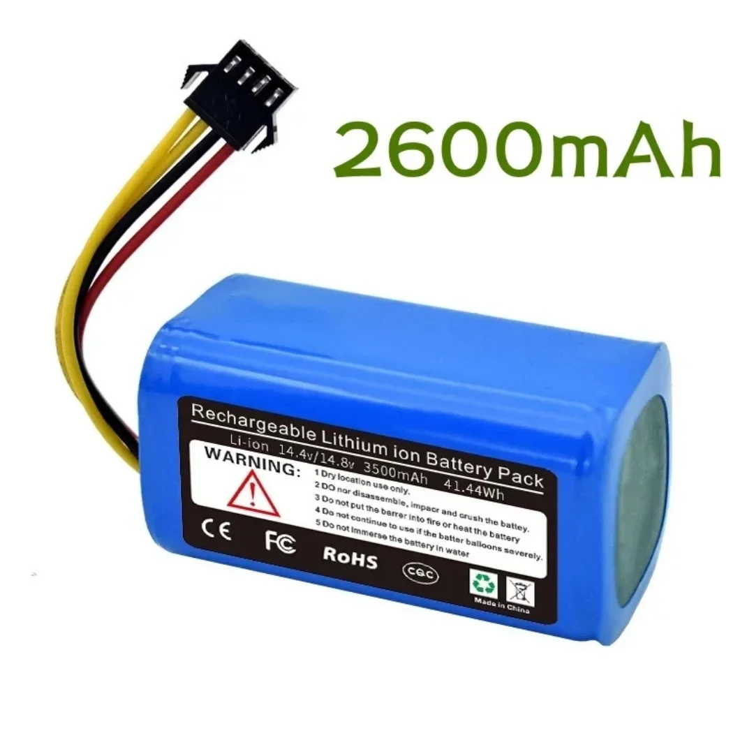 14.4V/14.8V 3500mAh Battery for Haier Robot Xshuai HXS-C3 Robot Vacuum Cleaner Sweeper Li-ion 18650 Replacement