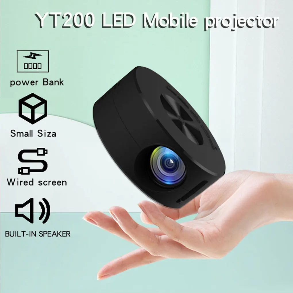 New Mini Portable Smart Projector Auto Focus Android LED HD Projetor Supports Decoding 1080P Videos Home Cinema Outdoor