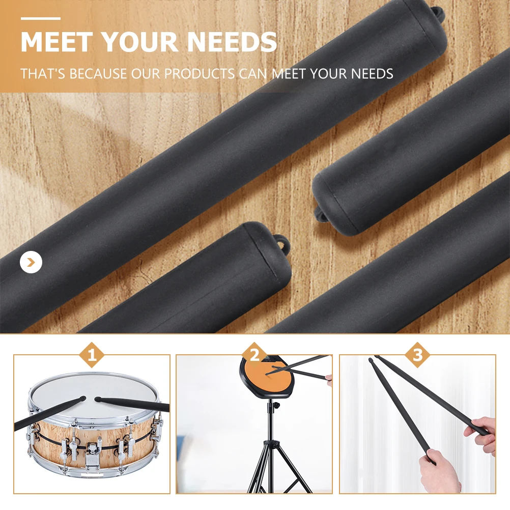 

1 Pair 5A Carbon Fiber Drum Sticks Durable Professional Percussion Instrument Stick For Jazz Performance