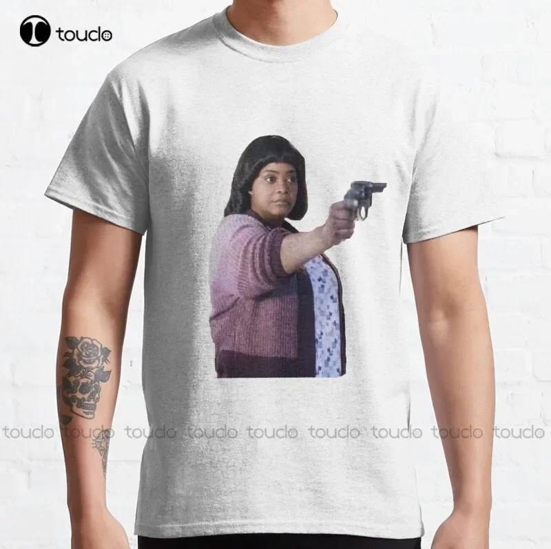 

Новая классическая футболка Ma Movie Ma Octavia Spencer Film Horror Movie, рубашки для папы для женщин, хлопковые футболки Xs-5XL, модные забавные футболки