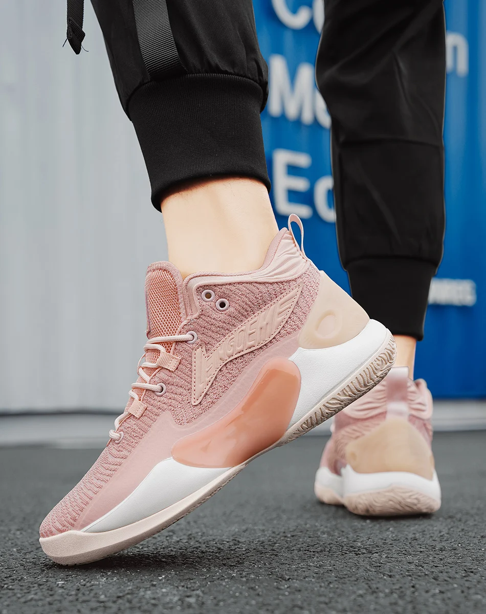 Men's and women's sports shoes Air cushioning upper Lightweight running and basketball sports shoes Couples' sports shoes