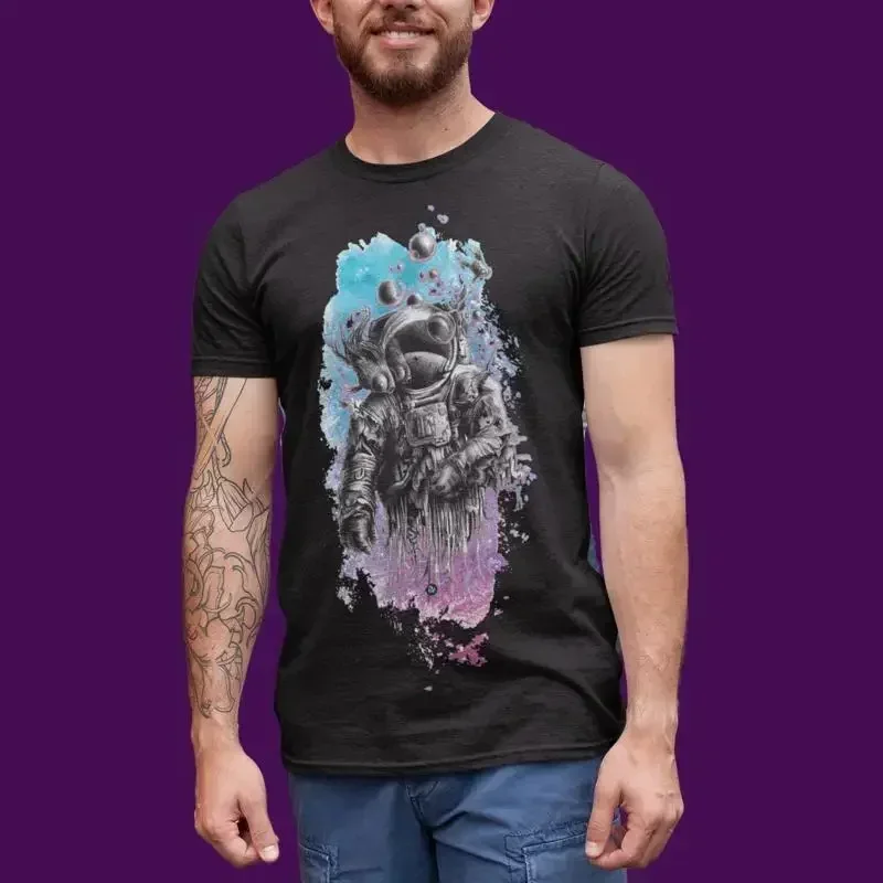 Astronaut 2 Universe Science Space Astrology Astronomy T Shirt Long Sleeve Gift