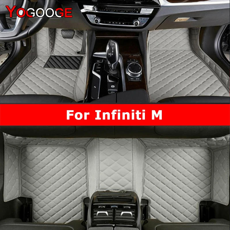 

Автомобильные коврики YOGOOGE на заказ для Infiniti M, автомобильные ковры, аксессуары для ног