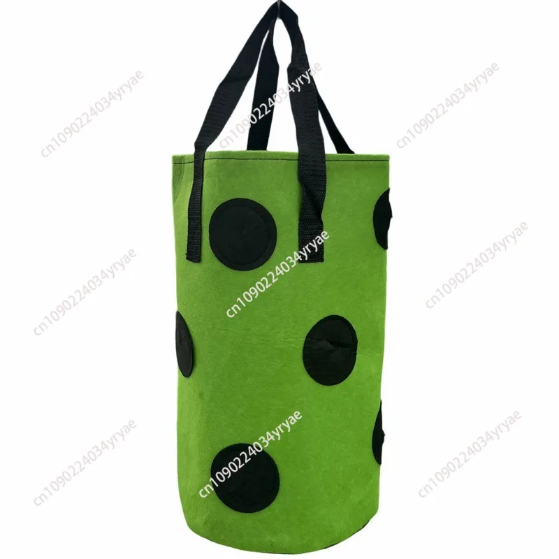 Hanging 12-port multi-port impermeable strawberry planting bag, vanilla tree planting bag, horticultural seedling raising