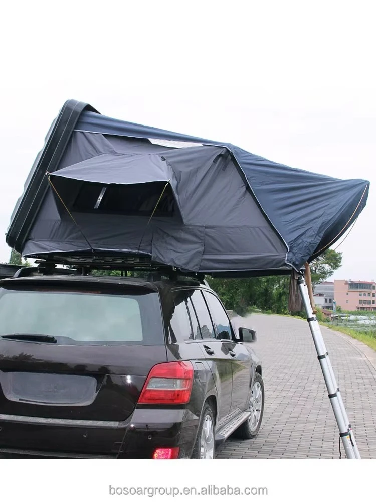 

New Abs Hard Shell Waterproof Insulated Four-season Double Layer One Bedroom Roof Top Tent 4WD Off-Road Truck Camping Car