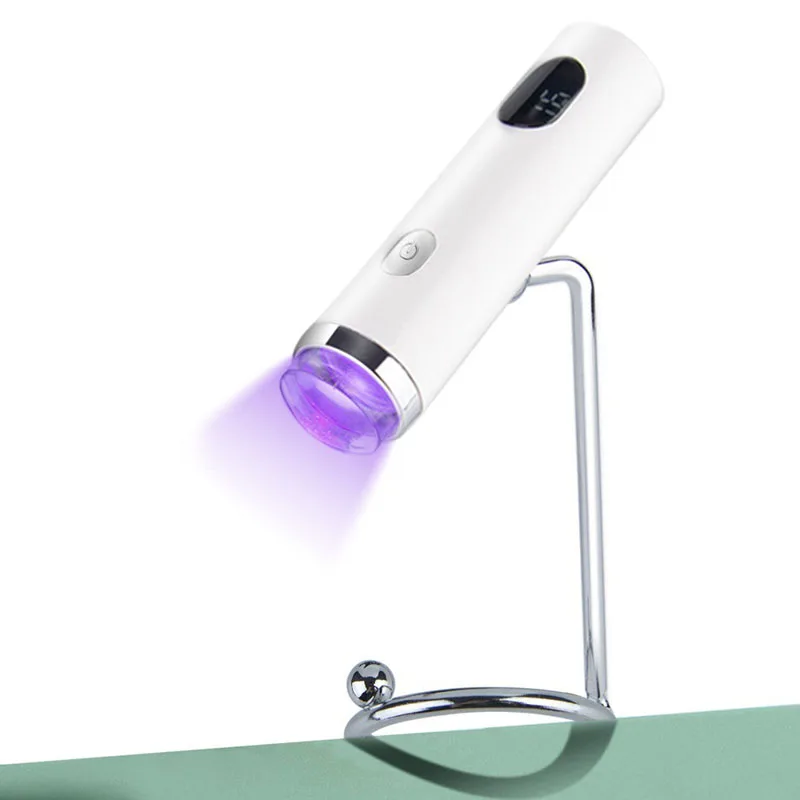 مصغرة Nailpop الأشعة فوق البنفسجية ضوء يده علاج سريع مجفف الأظافر قابلة للشحن USB مسمار علاج مصباح مع ختم سيليكون للغراء هلام البولندية