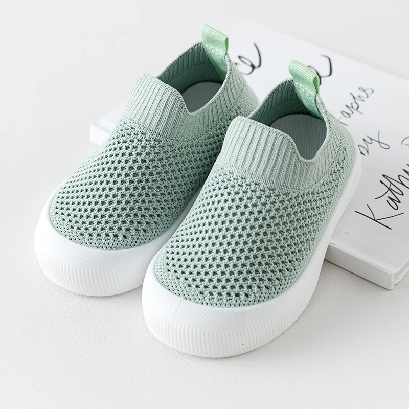 1pc Casual Low Top Slip on Woven Simple Fashion Shoes for Baby Girls, Breathable Lightweight Walking Shoes for All Seasons