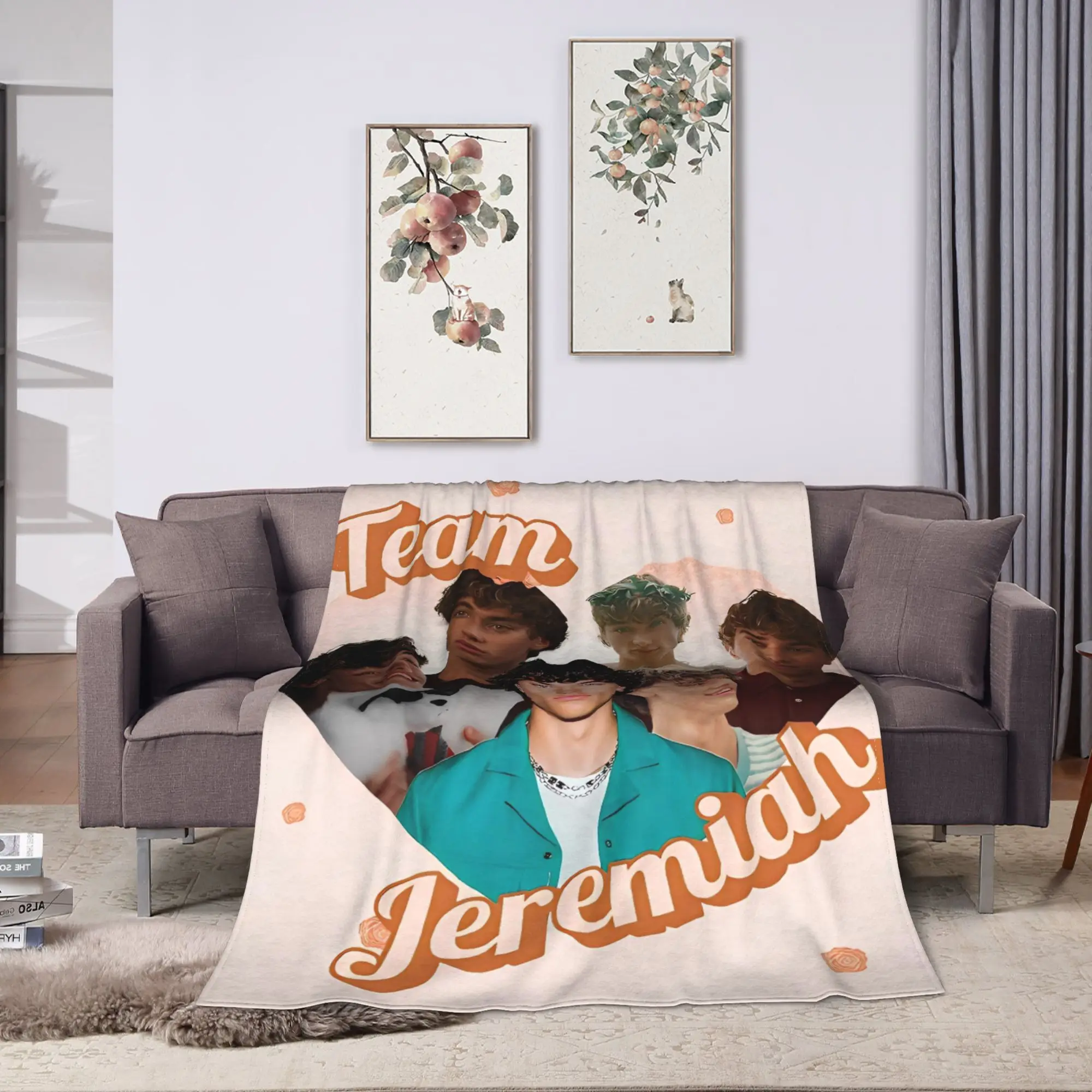 Jeremiah Fisher Blanket Quality Super Warm Team Jeremiah Bedding Throws Winter Girls Boys Couch Chair Fashion Bedspread