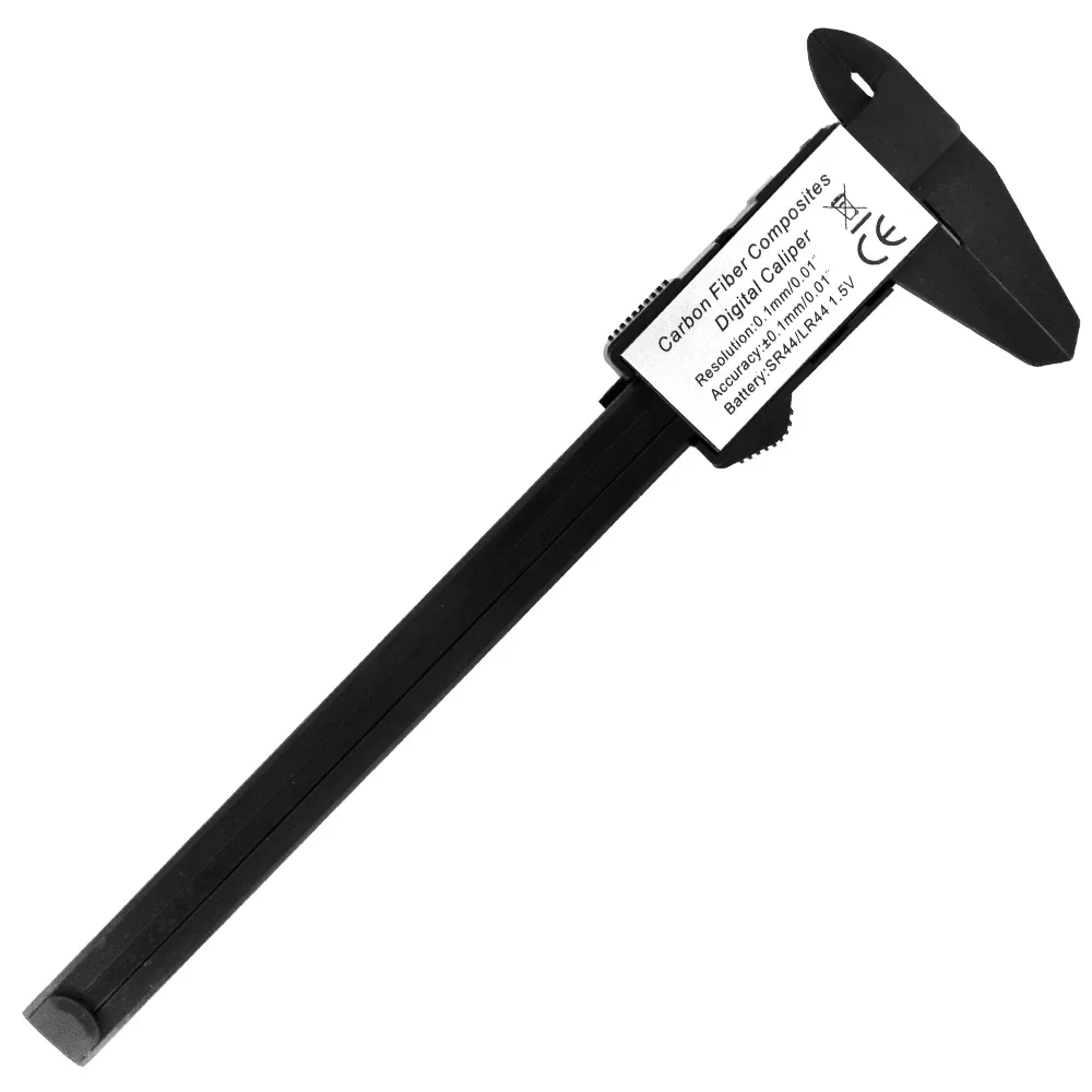 Imagem -05 - Paquímetro Vernier Plástico com Display Digital Mini Jogo de Palavras para Estudantes Ferramentas de Medição Calibrador Vernier 100 mm 150 mm