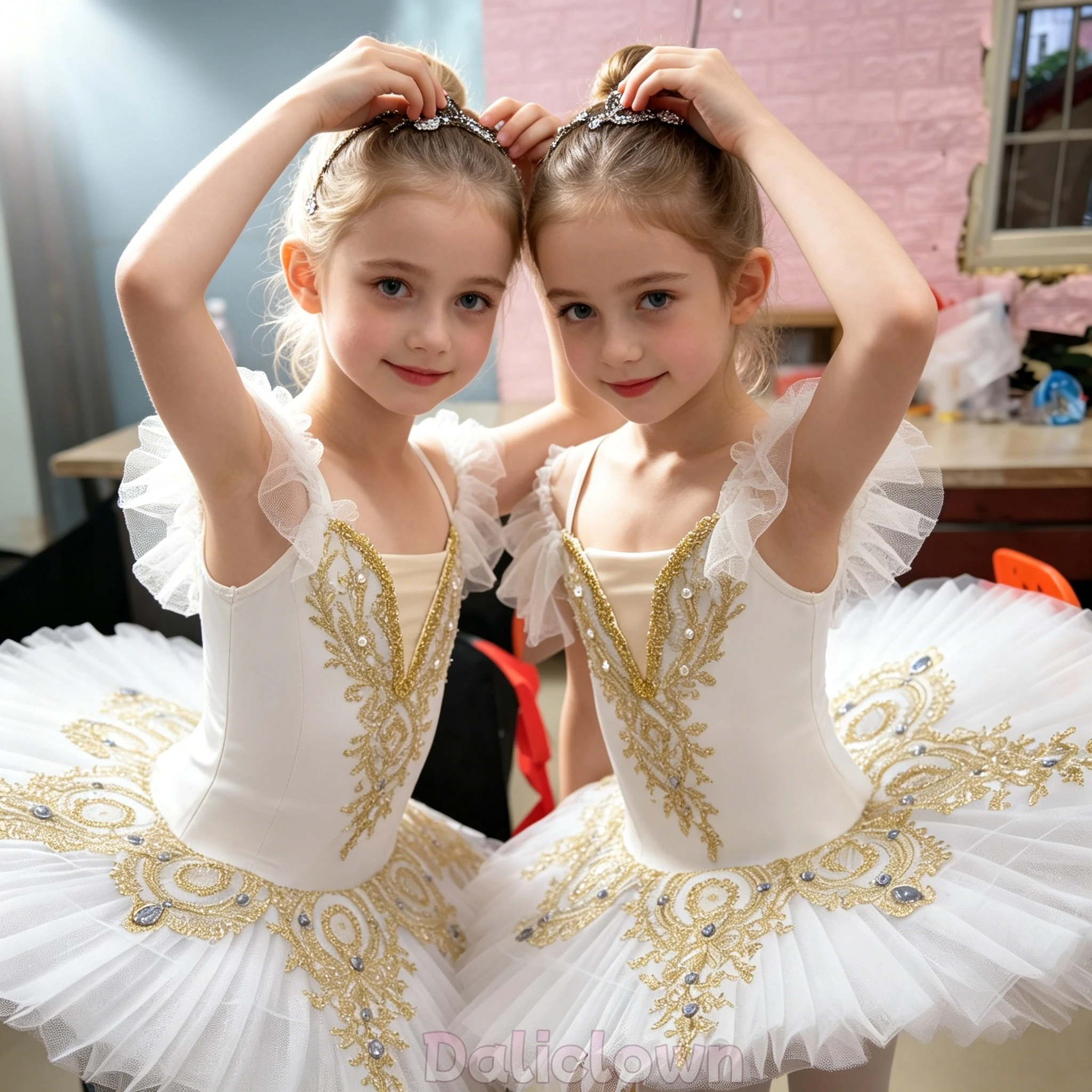Tutu de ballet professionnel blanc Lago des cygnes, tutu pancake pour ballerine, robe de ballet pour fille, femme, adulte, enfant, costume de danse pour enfant