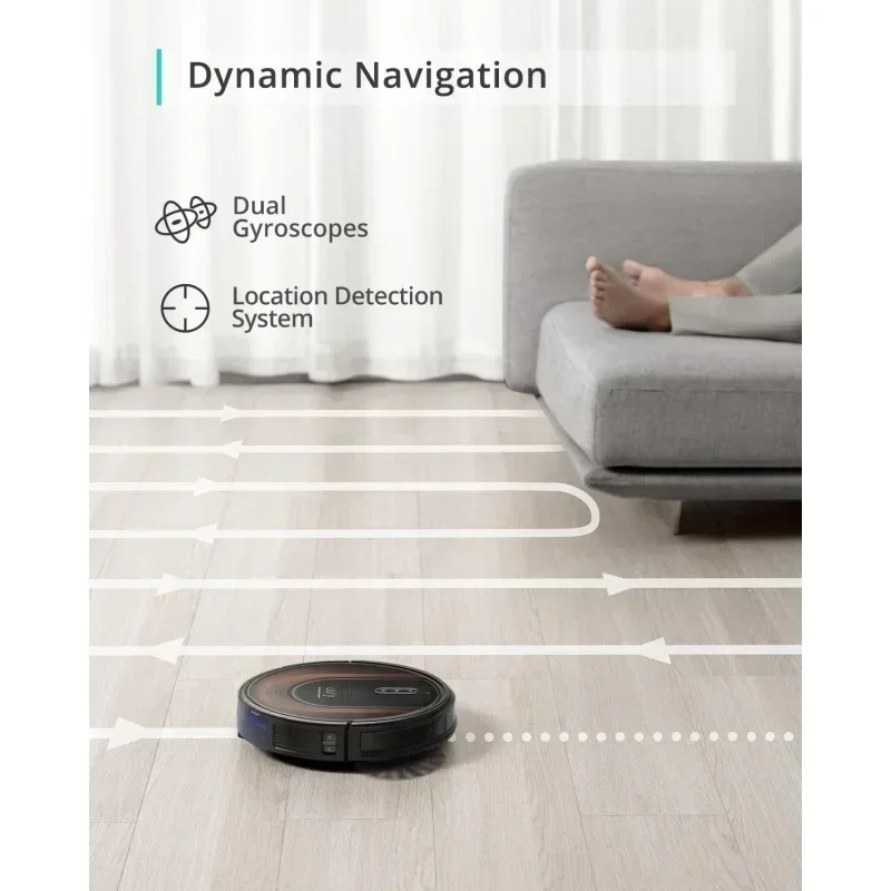 DD2eufy Clean by Anker,RoboVac G30 하이브리드 SES,2-in-1 청소 및 걸레,자동 비우기 로봇 진공,동적 내비게이션,알레르기 관리,