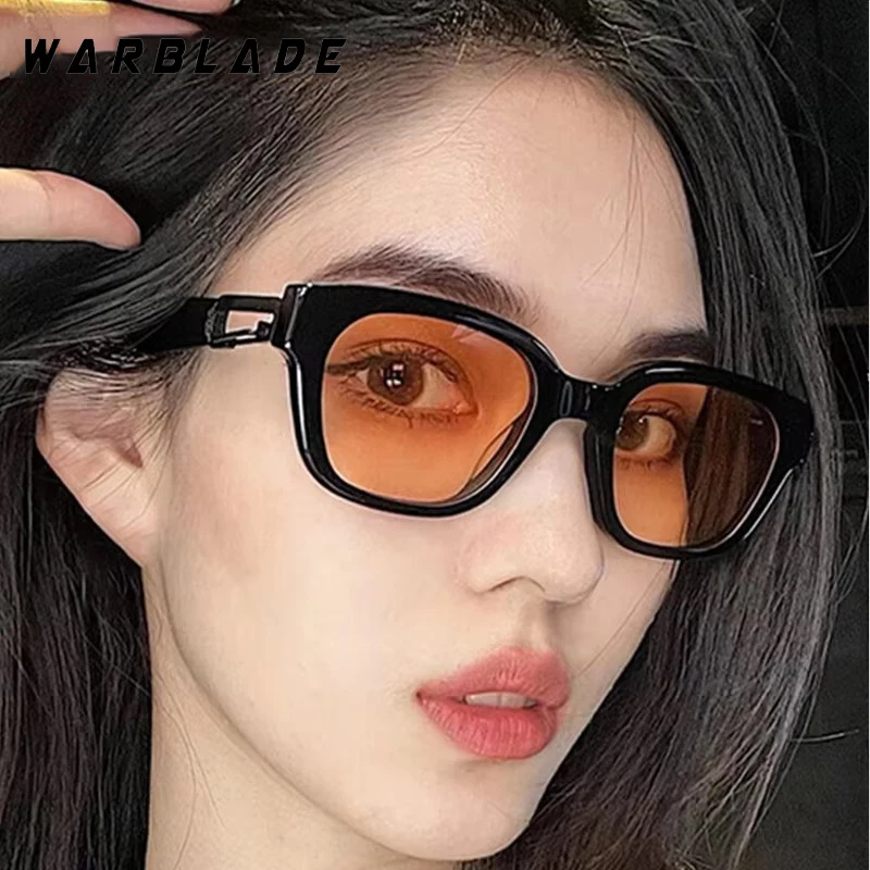 

Trendy Retro Small Square Sunglasses Women Men Fashion Classic Buckle Accessories Design Glass Outdoor Travel Sunglasses UV400