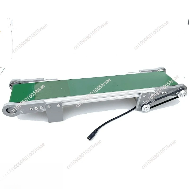 Mini Convoyeur Électrique de Bureau 100x350MM, Modèle d'Ascenseur DIY, Équipement d'Expérimentation sur le Frottement, Vitesse Réglable 0-116RPM