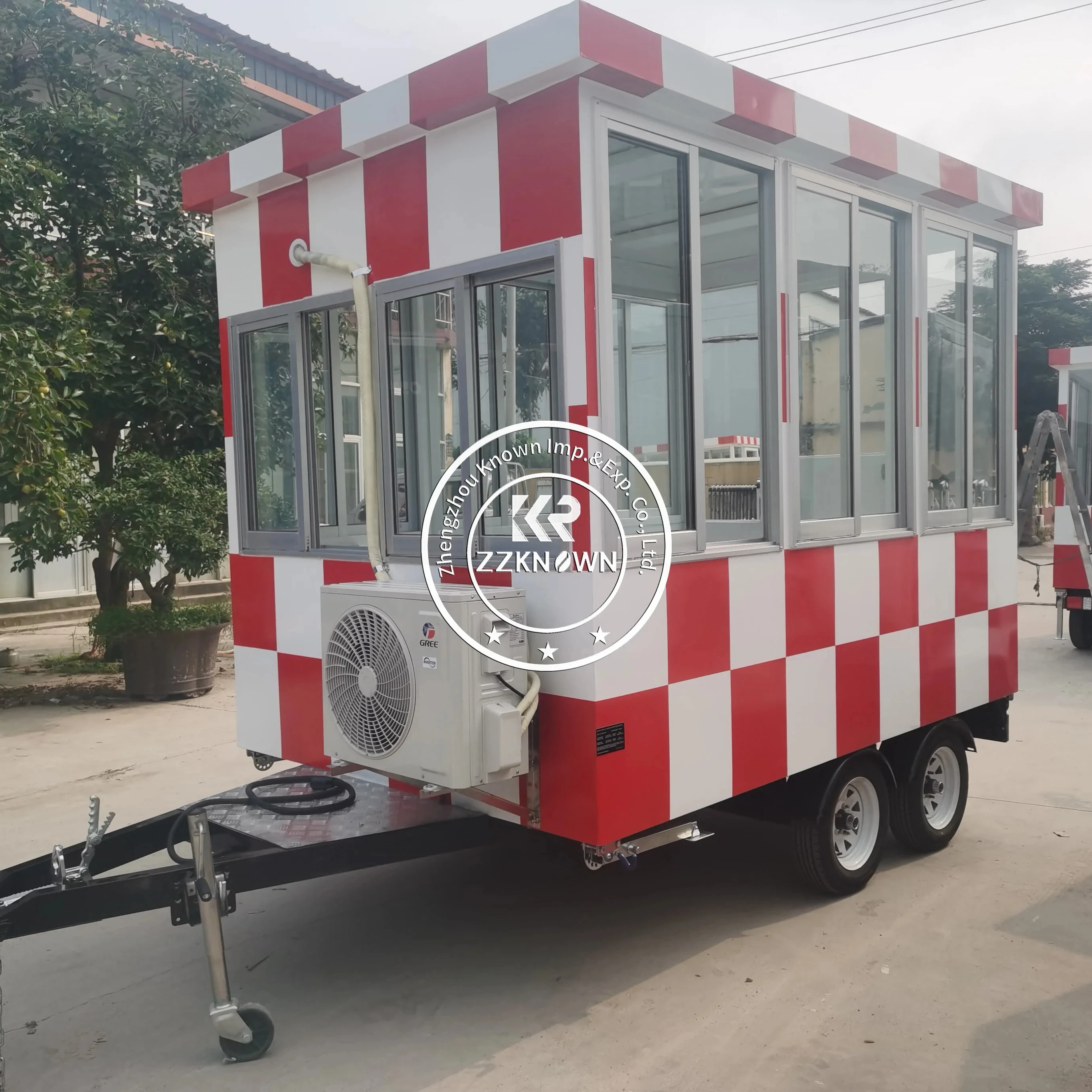 

Food Truck with Full Kitchen Mobile BBQ Food Truck Concession Mobile Kitchen Snack Coffee Cart Food Trailer for Sale