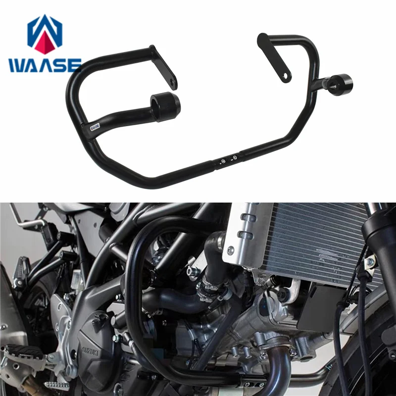 

waase For Suzuki SV650 SV650X 2017 2018 2019 2020 2021 2022 2023 Engine Bumper Guard Crash Bar Engine Frame Protector